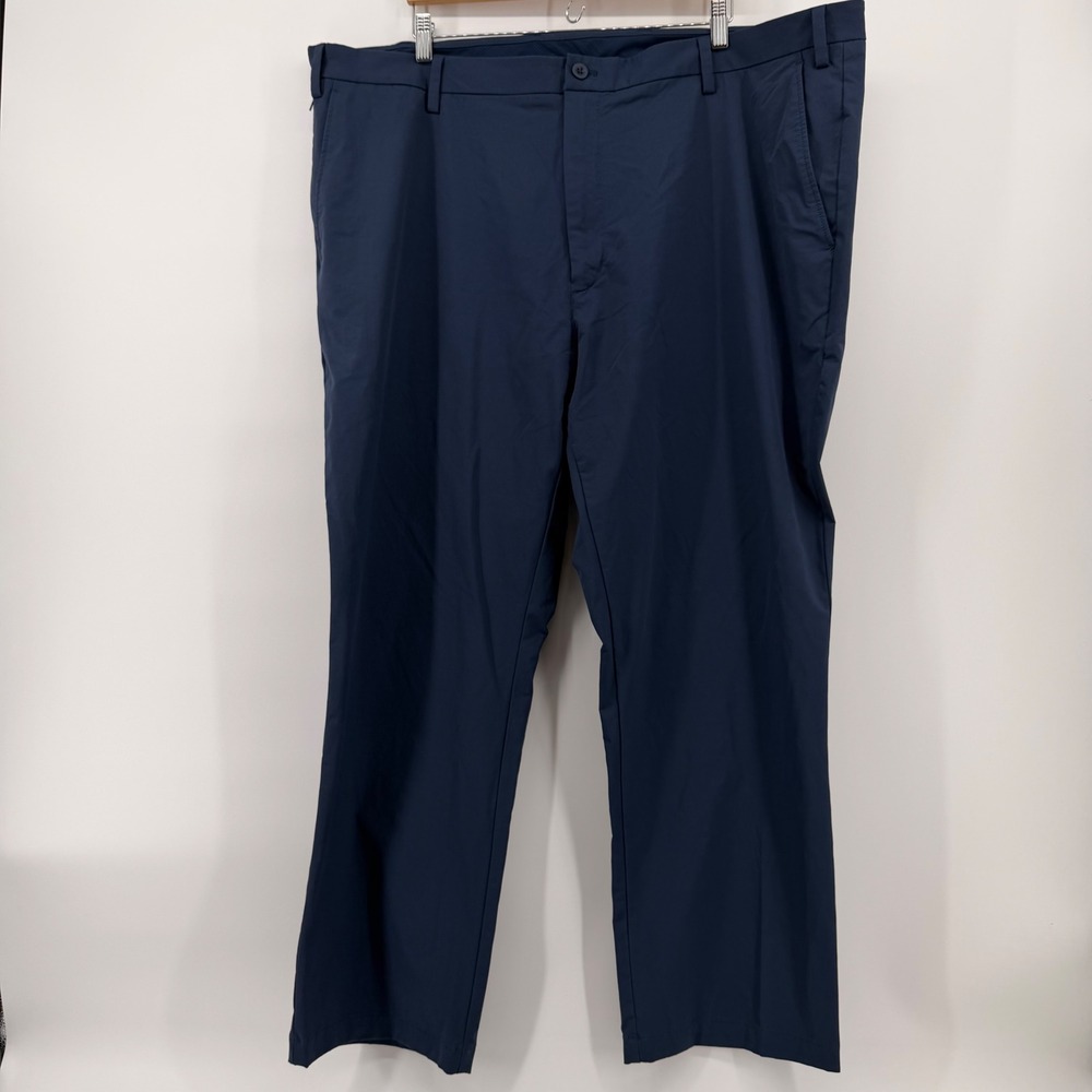 Vineyard Vines On-The-Go Pants Navy Blue Performance Chino 48x30 Stretch Mens